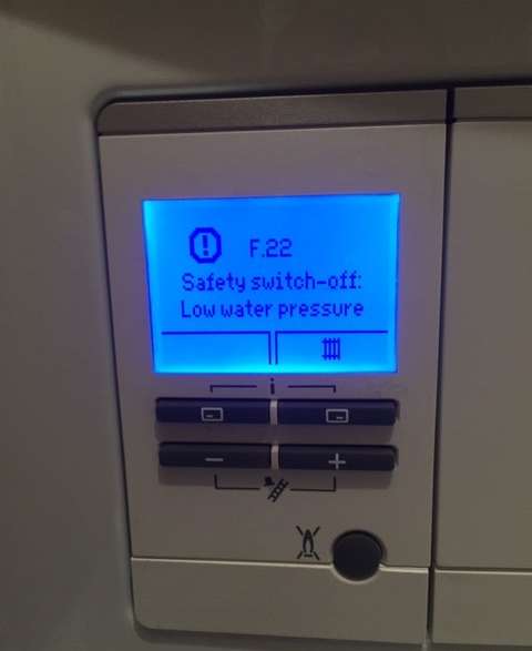 F22 fault Vaillant ecoTec plus & exclusive – HELP